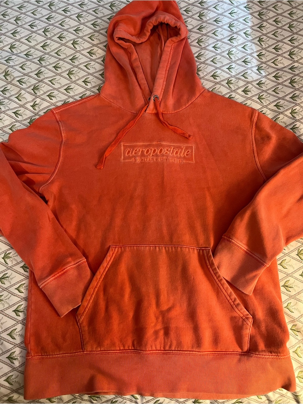 Aeropostale Bright Orange Pullover Hoodie